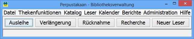 Menüfenster bei großer Schrift