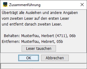 Zusammenf�hung von Lesern